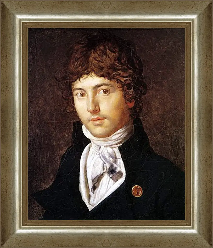 Картина в раме - Portrait of Pierre Francois Bernier. Жан Огюст Доминик Энгр
