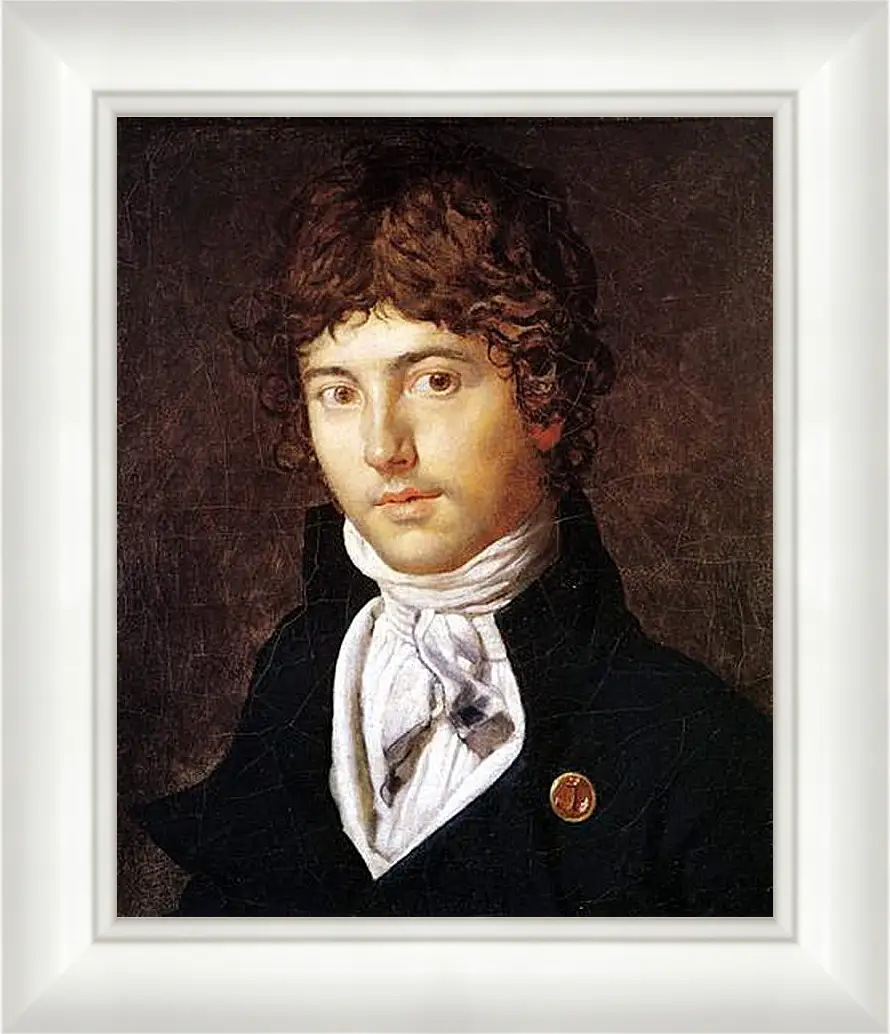Картина в раме - Portrait of Pierre Francois Bernier. Жан Огюст Доминик Энгр