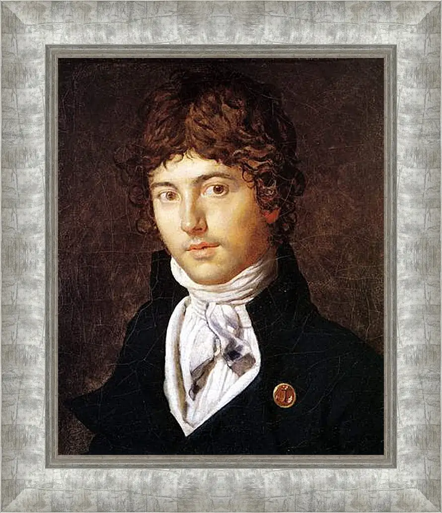 Картина в раме - Portrait of Pierre Francois Bernier. Жан Огюст Доминик Энгр
