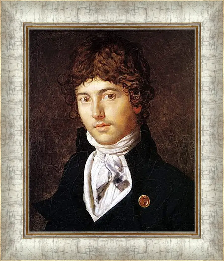 Картина в раме - Portrait of Pierre Francois Bernier. Жан Огюст Доминик Энгр