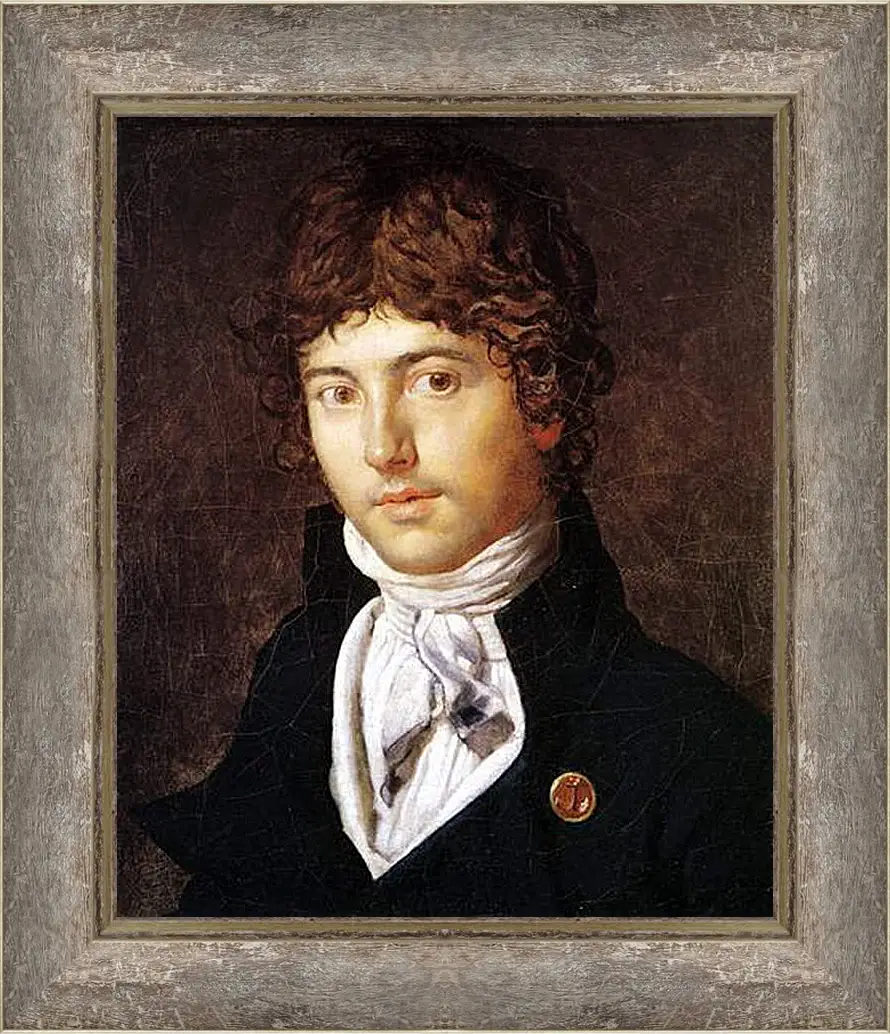 Картина в раме - Portrait of Pierre Francois Bernier. Жан Огюст Доминик Энгр