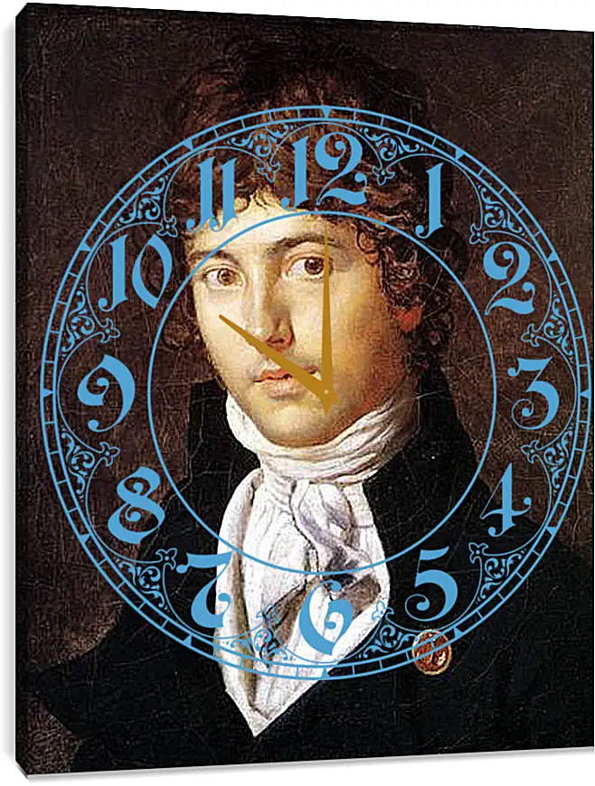 Часы картина - Portrait of Pierre Francois Bernier. Жан Огюст Доминик Энгр