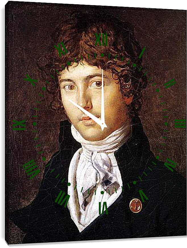 Часы картина - Portrait of Pierre Francois Bernier. Жан Огюст Доминик Энгр
