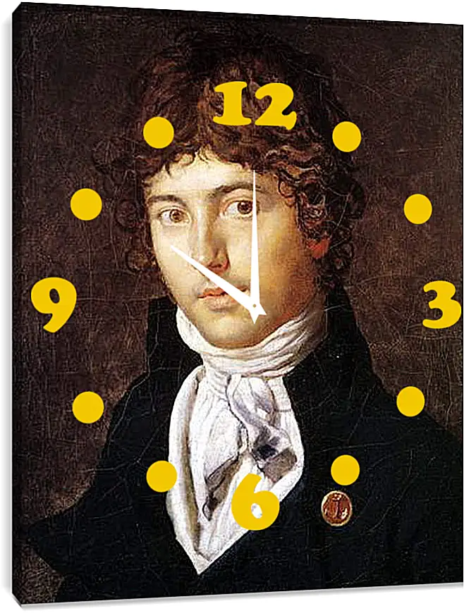 Часы картина - Portrait of Pierre Francois Bernier. Жан Огюст Доминик Энгр