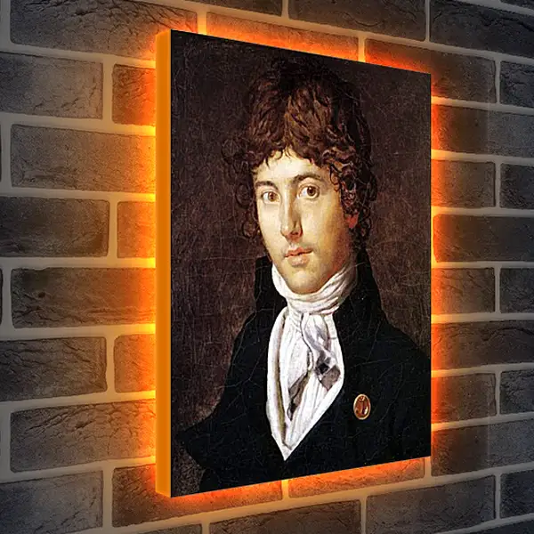 Лайтбокс световая панель - Portrait of Pierre Francois Bernier. Жан Огюст Доминик Энгр