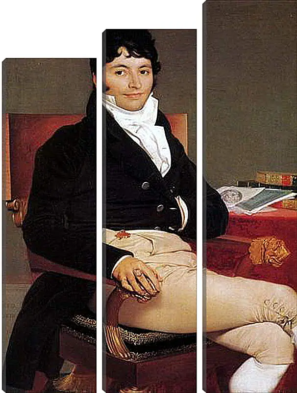 Модульная картина - Portrait of Philibert Riviere. Жан Огюст Доминик Энгр
