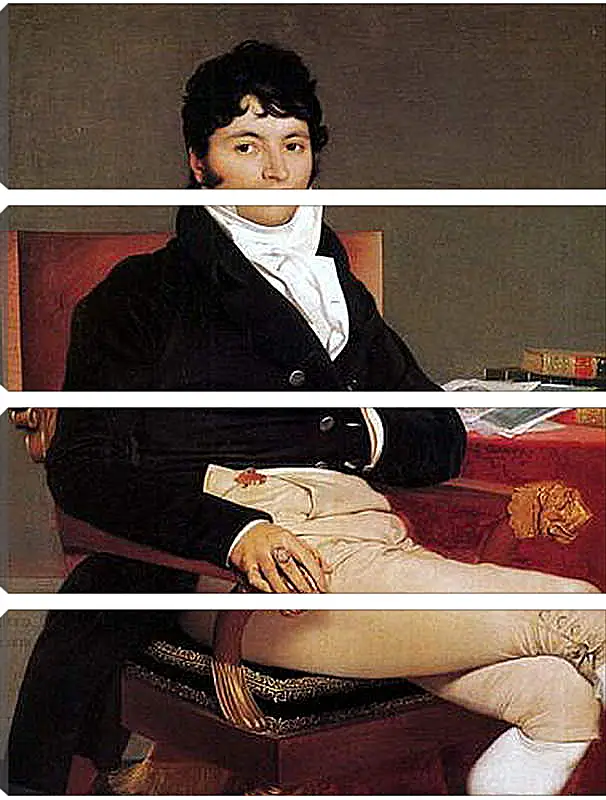 Модульная картина - Portrait of Philibert Riviere. Жан Огюст Доминик Энгр