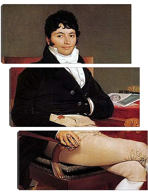 Модульная картина - Portrait of Philibert Riviere. Жан Огюст Доминик Энгр