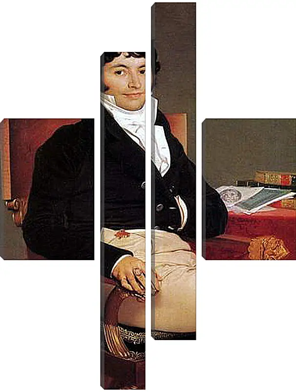 Модульная картина - Portrait of Philibert Riviere. Жан Огюст Доминик Энгр