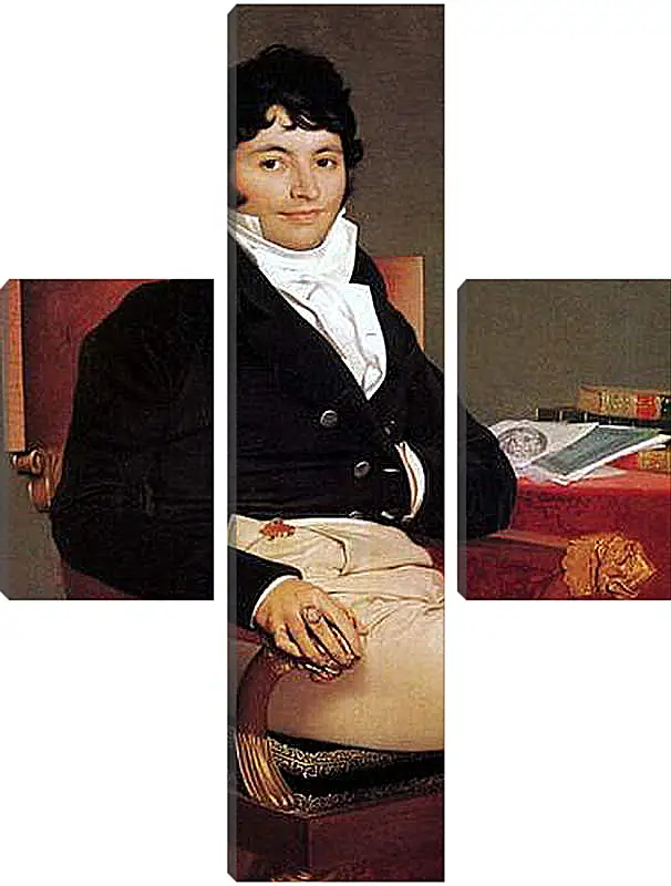 Модульная картина - Portrait of Philibert Riviere. Жан Огюст Доминик Энгр