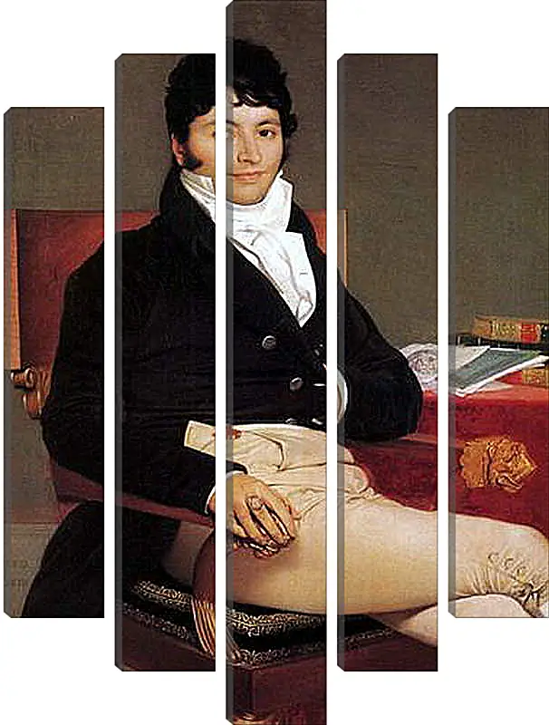 Модульная картина - Portrait of Philibert Riviere. Жан Огюст Доминик Энгр