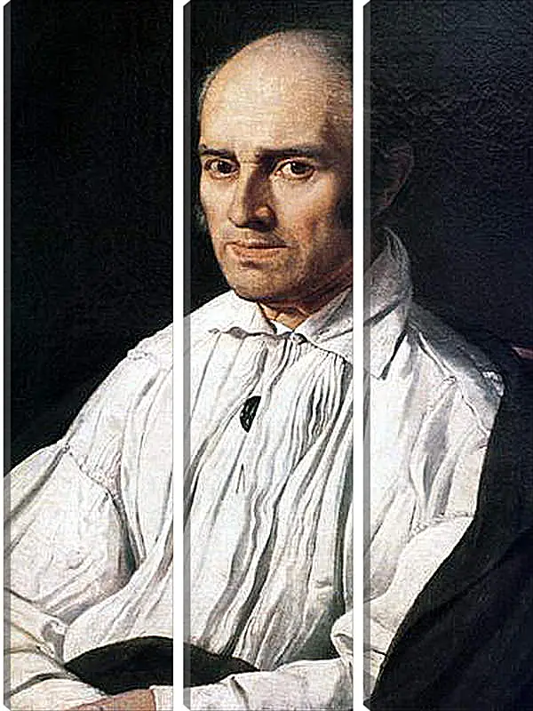 Модульная картина - Portrait of Pere Desmarets. Жан Огюст Доминик Энгр
