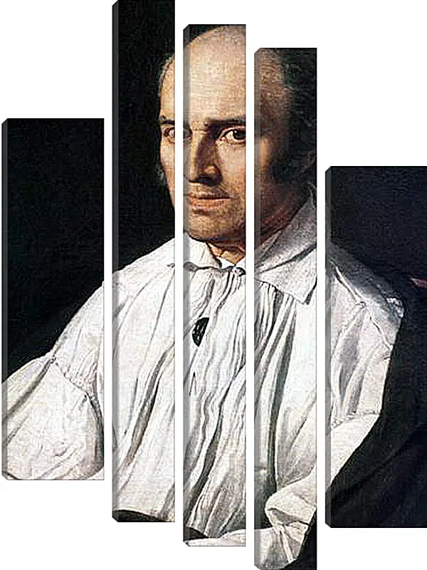 Модульная картина - Portrait of Pere Desmarets. Жан Огюст Доминик Энгр
