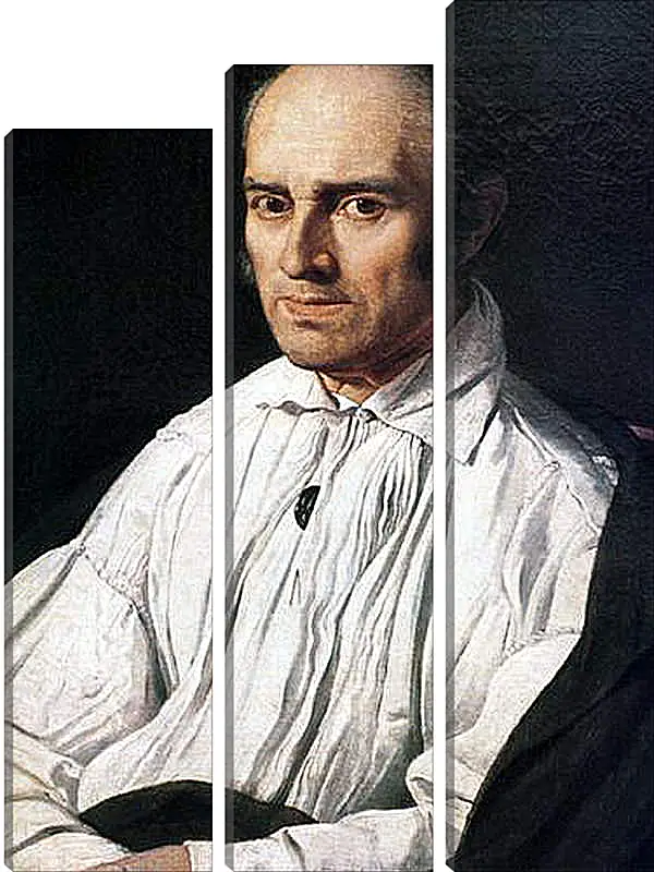 Модульная картина - Portrait of Pere Desmarets. Жан Огюст Доминик Энгр
