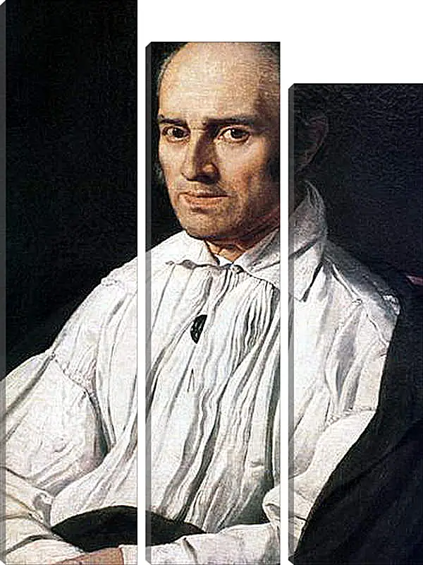 Модульная картина - Portrait of Pere Desmarets. Жан Огюст Доминик Энгр
