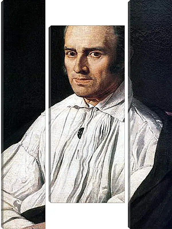 Модульная картина - Portrait of Pere Desmarets. Жан Огюст Доминик Энгр
