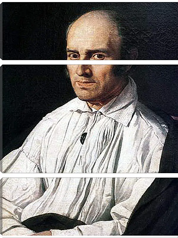 Модульная картина - Portrait of Pere Desmarets. Жан Огюст Доминик Энгр
