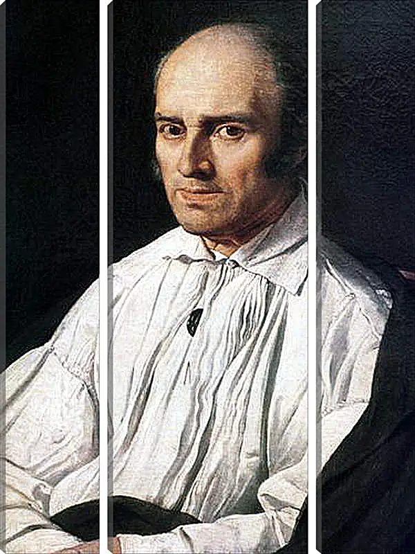 Модульная картина - Portrait of Pere Desmarets. Жан Огюст Доминик Энгр
