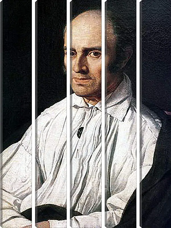 Модульная картина - Portrait of Pere Desmarets. Жан Огюст Доминик Энгр
