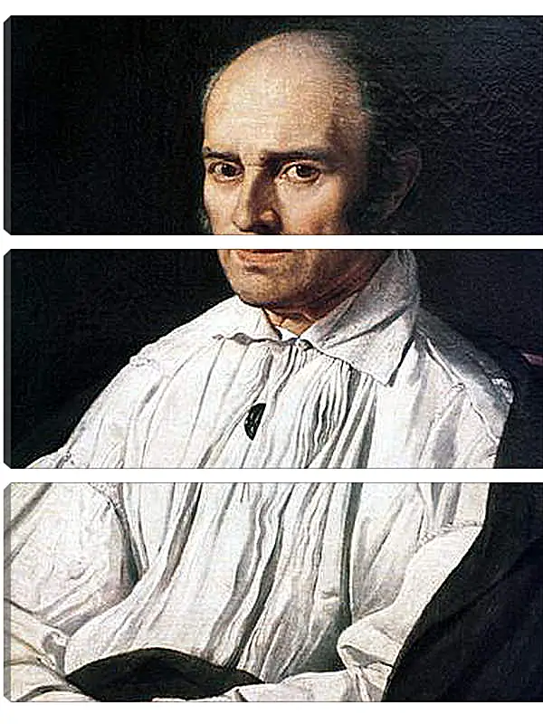 Модульная картина - Portrait of Pere Desmarets. Жан Огюст Доминик Энгр
