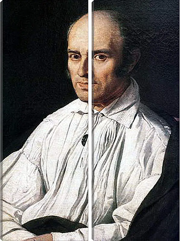 Модульная картина - Portrait of Pere Desmarets. Жан Огюст Доминик Энгр
