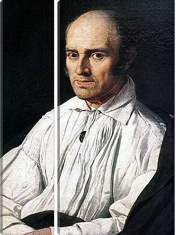 Модульная картина - Portrait of Pere Desmarets. Жан Огюст Доминик Энгр
