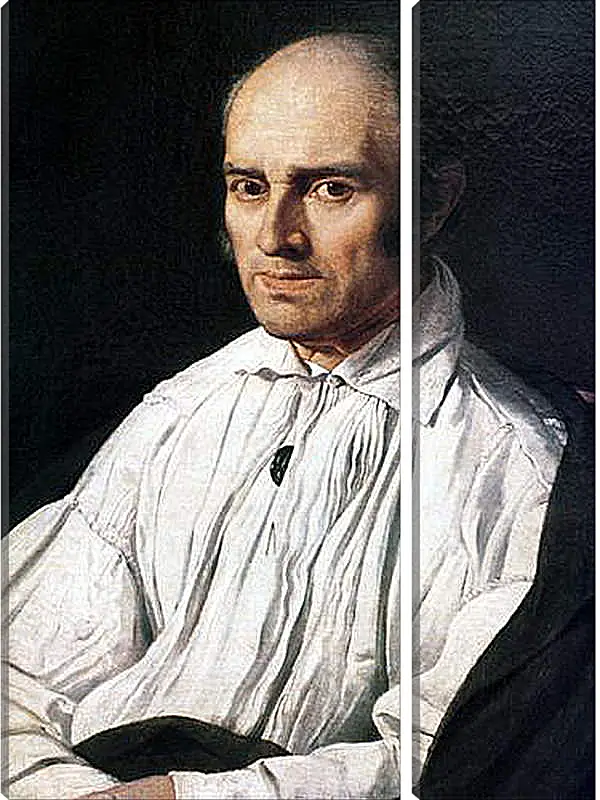 Модульная картина - Portrait of Pere Desmarets. Жан Огюст Доминик Энгр
