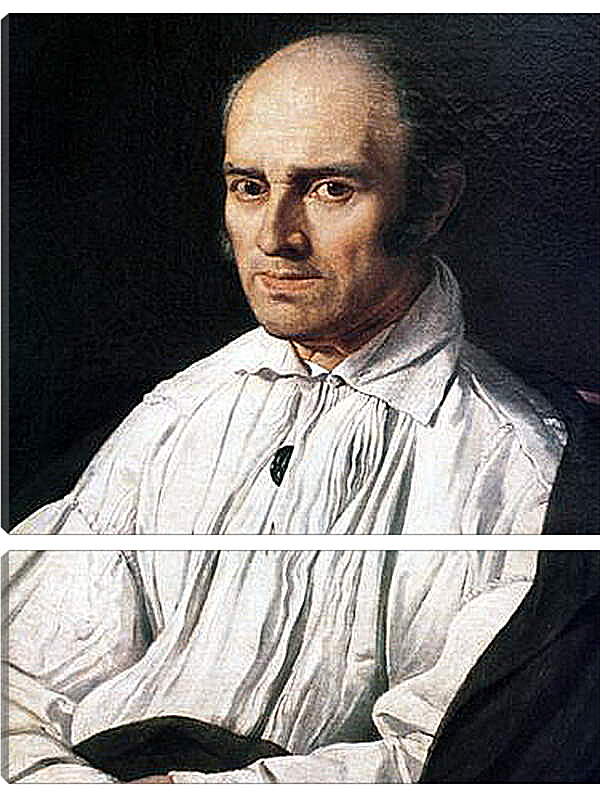 Модульная картина - Portrait of Pere Desmarets. Жан Огюст Доминик Энгр
