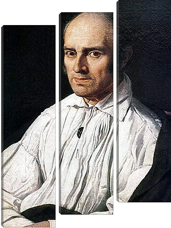 Модульная картина - Portrait of Pere Desmarets. Жан Огюст Доминик Энгр
