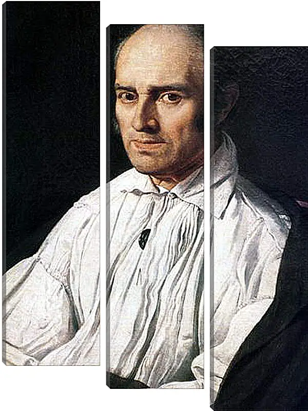 Модульная картина - Portrait of Pere Desmarets. Жан Огюст Доминик Энгр
