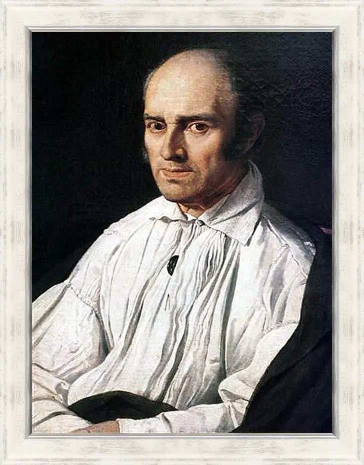 Картина в раме - Portrait of Pere Desmarets. Жан Огюст Доминик Энгр