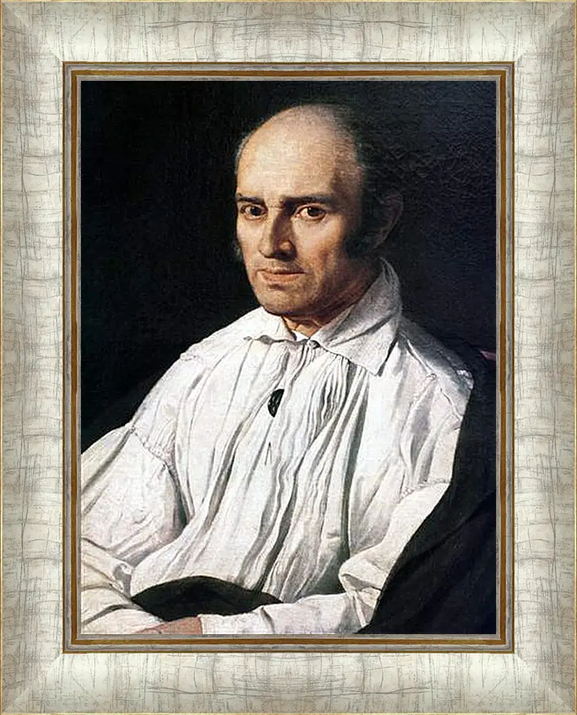 Картина в раме - Portrait of Pere Desmarets. Жан Огюст Доминик Энгр