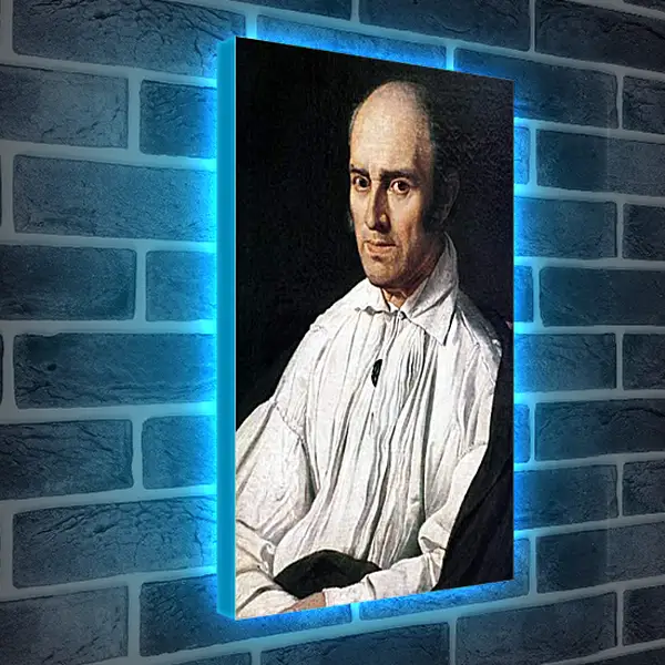 Лайтбокс световая панель - Portrait of Pere Desmarets. Жан Огюст Доминик Энгр