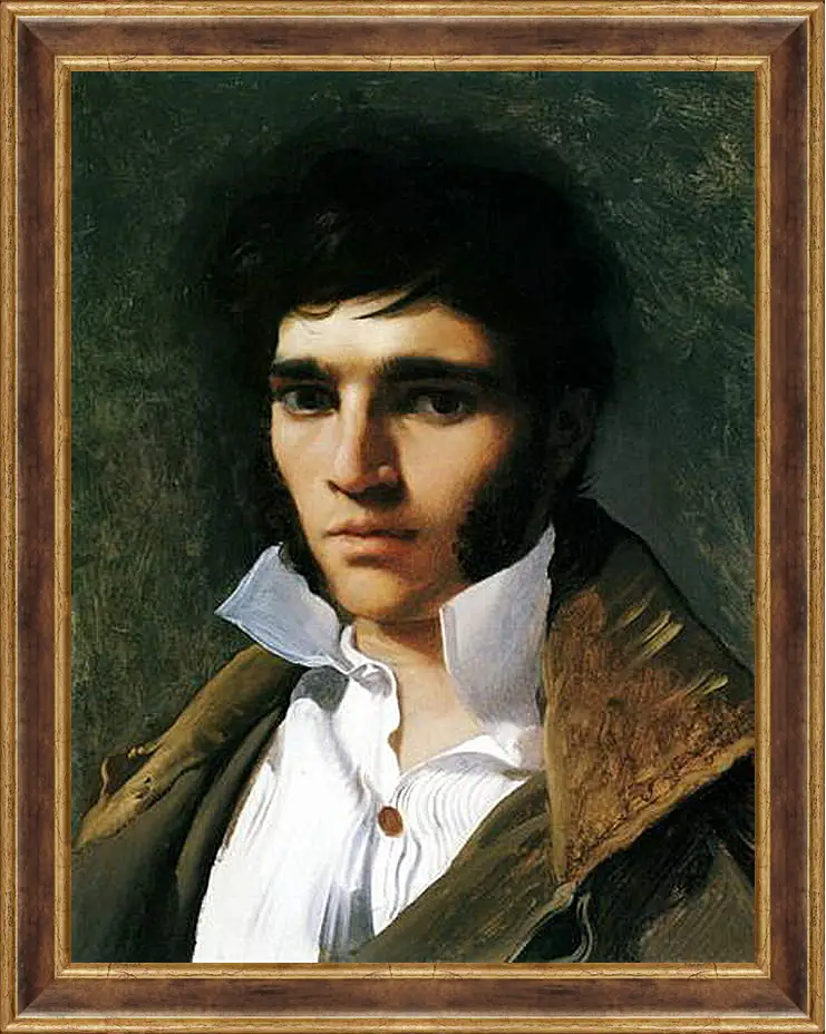 Картина в раме - Portrait of Paul Lemoyne. Жан Огюст Доминик Энгр
