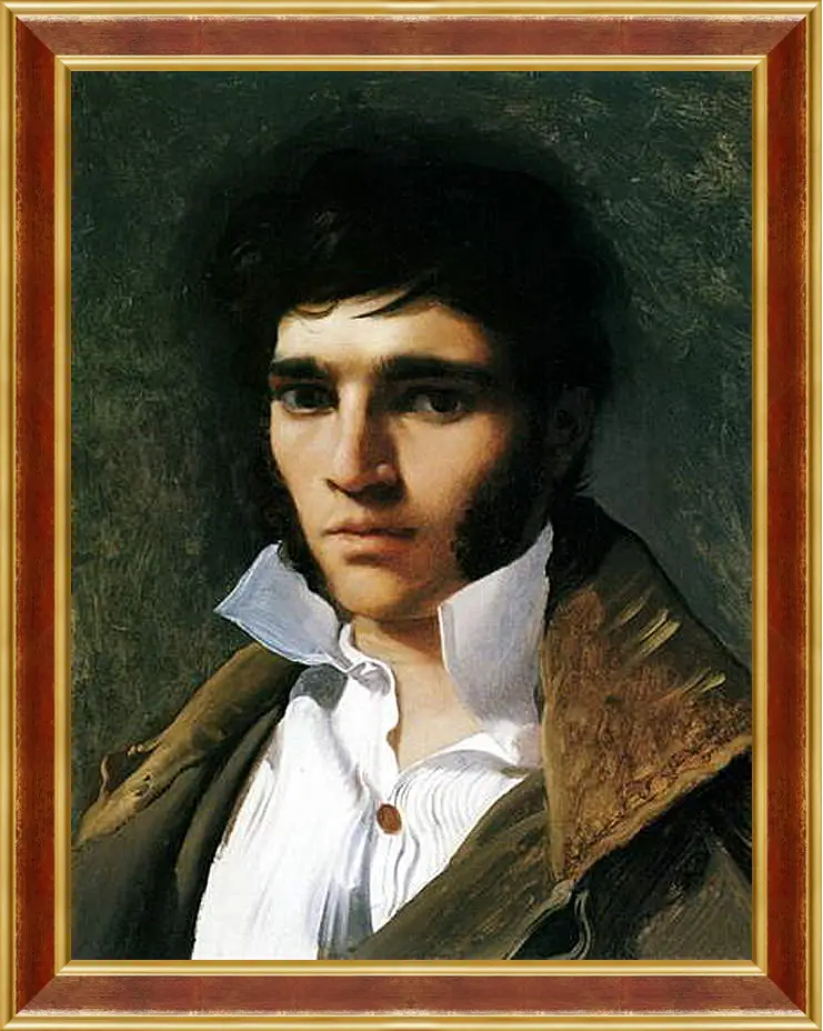 Картина в раме - Portrait of Paul Lemoyne. Жан Огюст Доминик Энгр