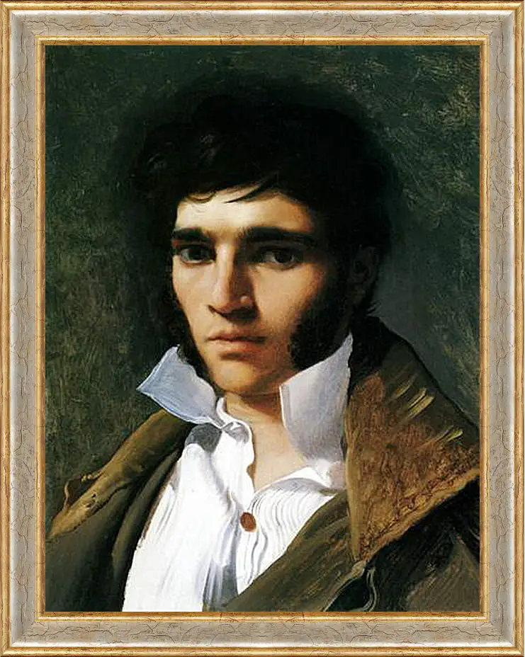 Картина в раме - Portrait of Paul Lemoyne. Жан Огюст Доминик Энгр
