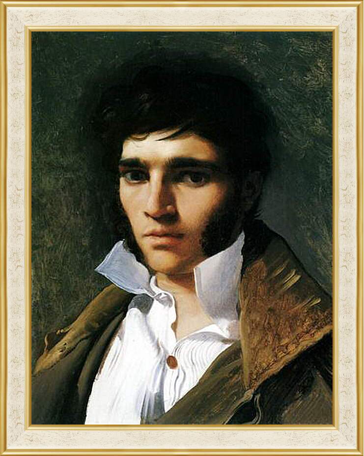 Картина в раме - Portrait of Paul Lemoyne. Жан Огюст Доминик Энгр
