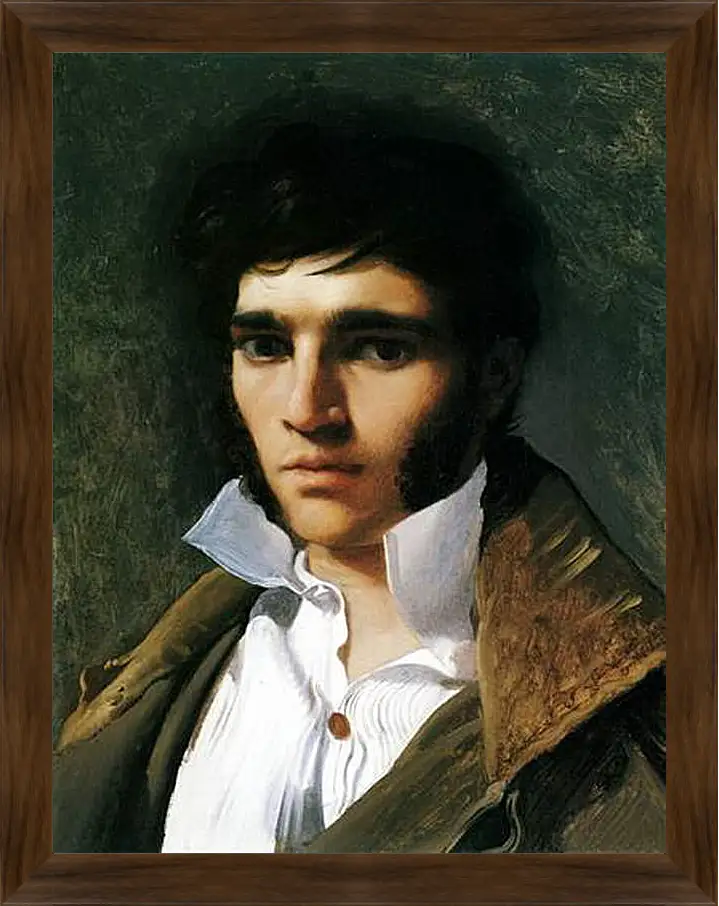 Картина в раме - Portrait of Paul Lemoyne. Жан Огюст Доминик Энгр
