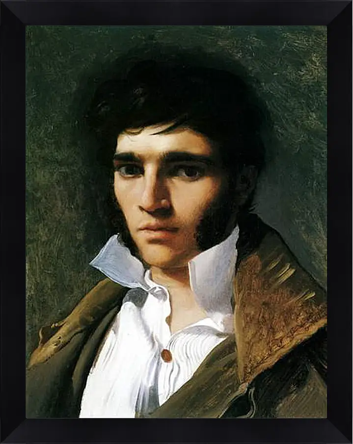 Картина в раме - Portrait of Paul Lemoyne. Жан Огюст Доминик Энгр