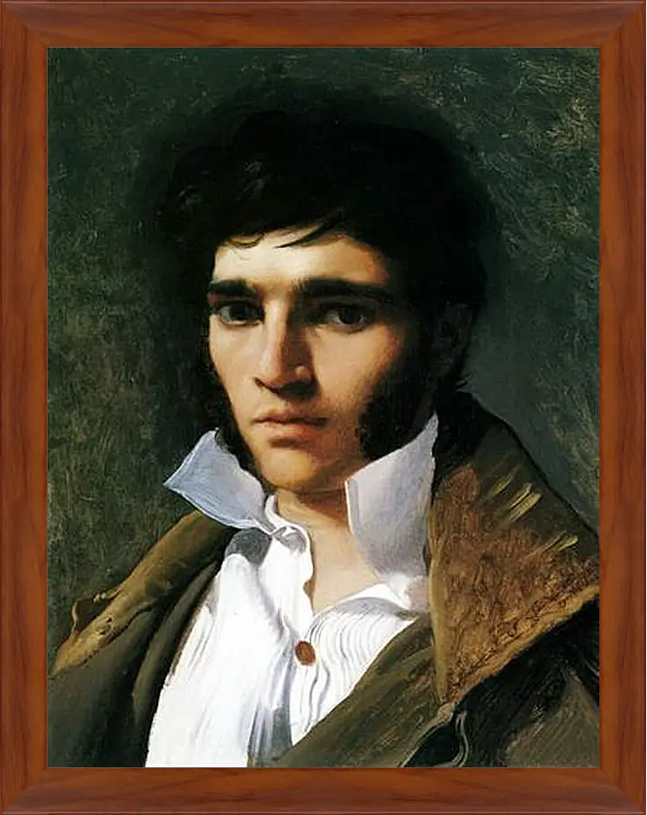 Картина в раме - Portrait of Paul Lemoyne. Жан Огюст Доминик Энгр