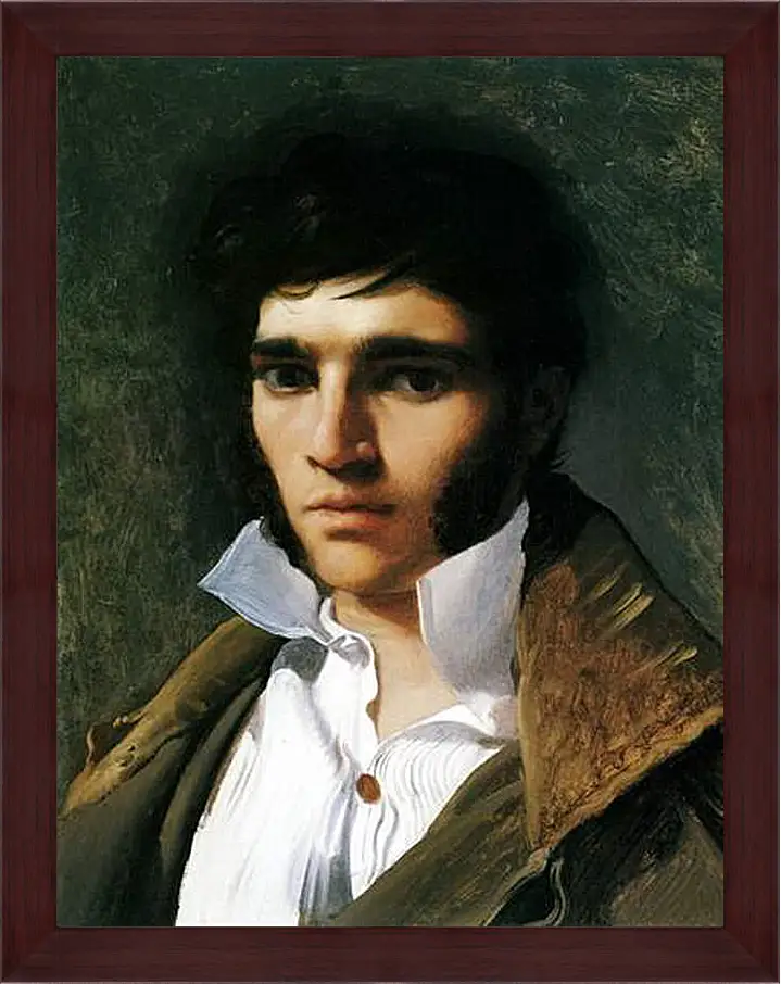 Картина в раме - Portrait of Paul Lemoyne. Жан Огюст Доминик Энгр