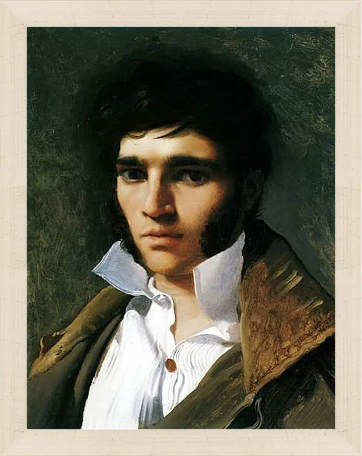 Картина в раме - Portrait of Paul Lemoyne. Жан Огюст Доминик Энгр