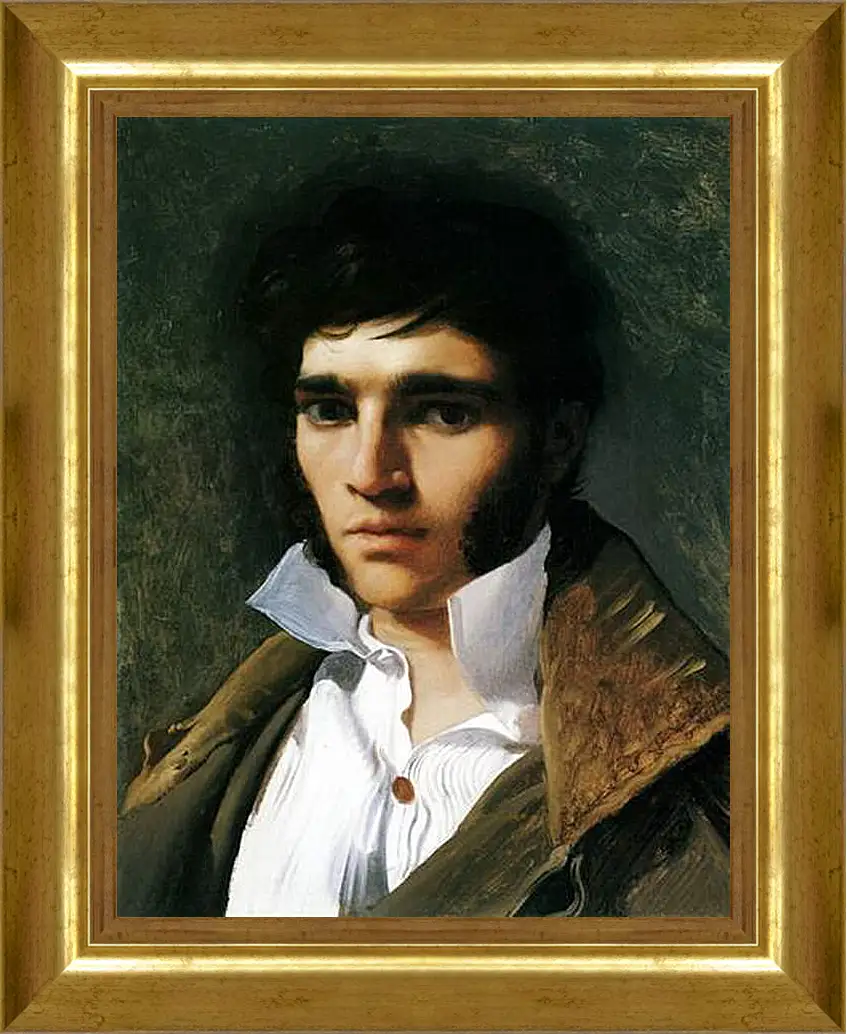 Картина в раме - Portrait of Paul Lemoyne. Жан Огюст Доминик Энгр
