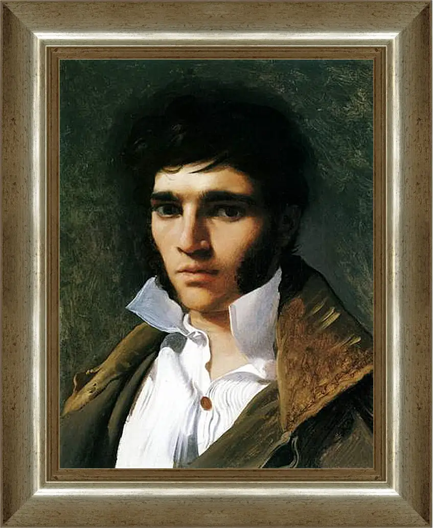 Картина в раме - Portrait of Paul Lemoyne. Жан Огюст Доминик Энгр