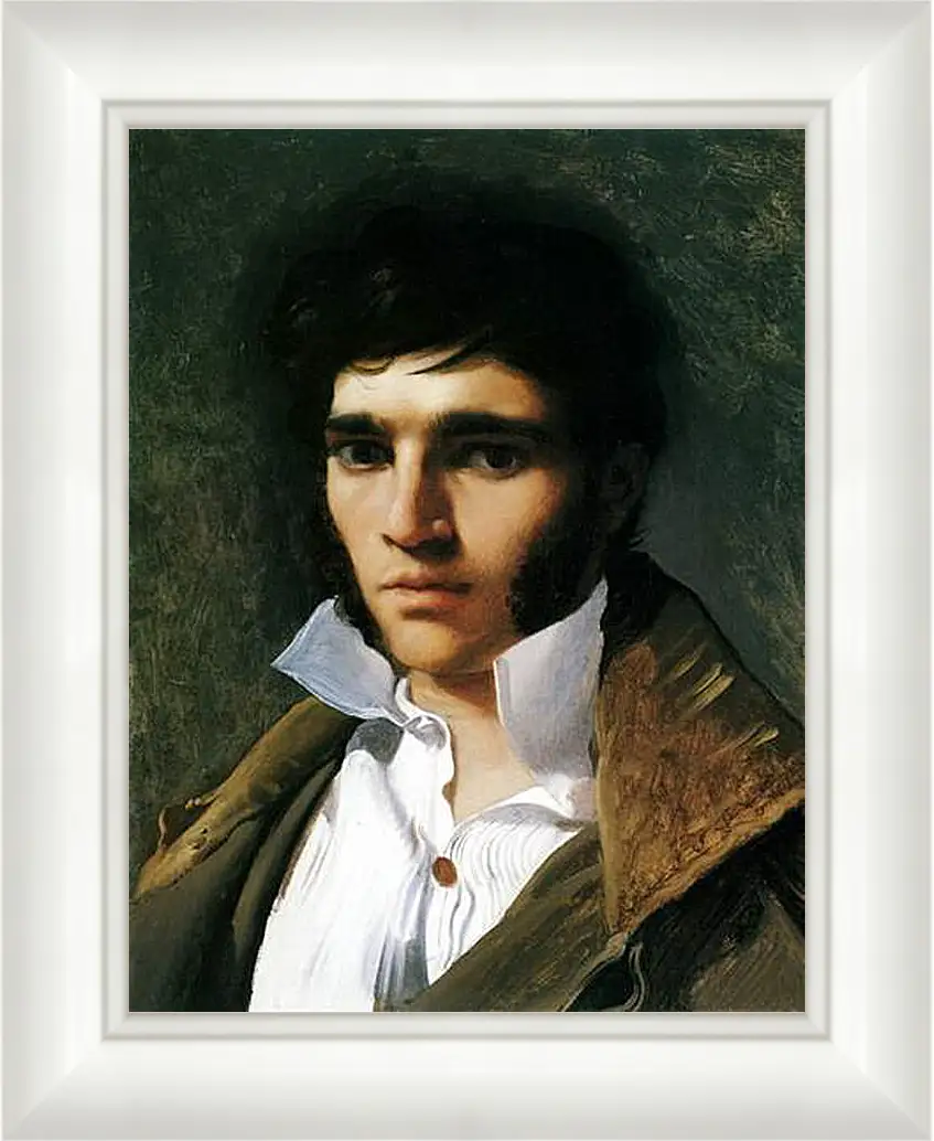 Картина в раме - Portrait of Paul Lemoyne. Жан Огюст Доминик Энгр