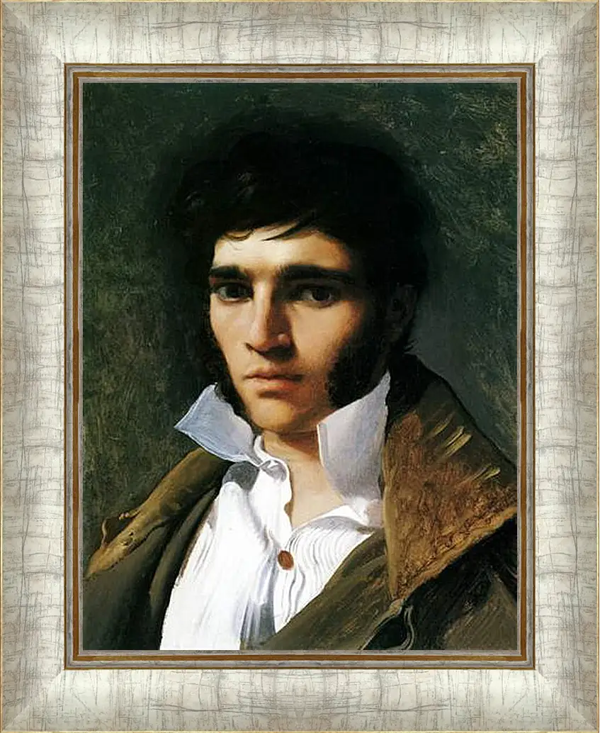 Картина в раме - Portrait of Paul Lemoyne. Жан Огюст Доминик Энгр