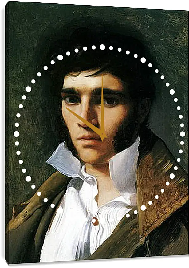 Часы картина - Portrait of Paul Lemoyne. Жан Огюст Доминик Энгр