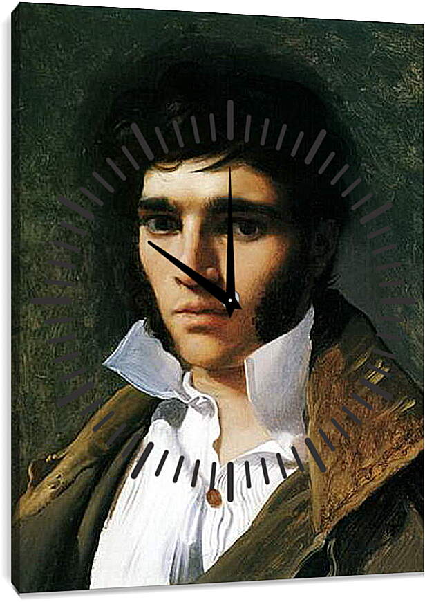 Часы картина - Portrait of Paul Lemoyne. Жан Огюст Доминик Энгр

