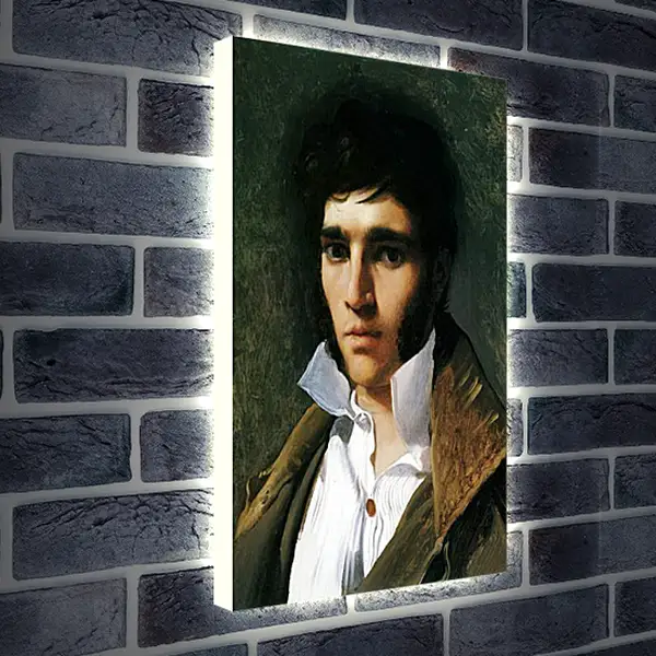 Лайтбокс световая панель - Portrait of Paul Lemoyne. Жан Огюст Доминик Энгр