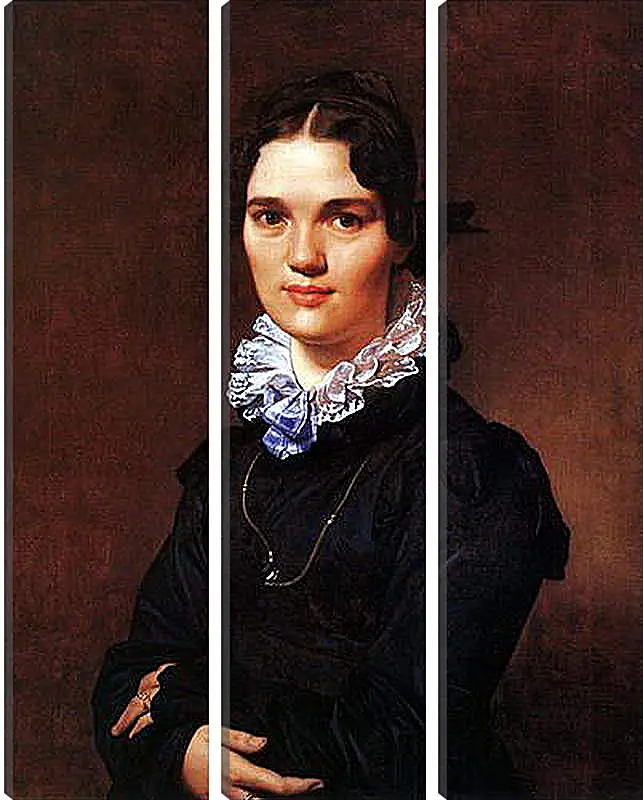 Модульная картина - Portrait of Madmoiselle Jeanne Suzanne Catherine Gonin. Жан Огюст Доминик Энгр
